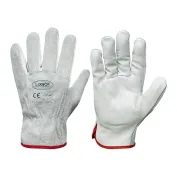 10 Paia - Guanti da Lavoro in Pelle Crosta Logica 103E