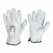 10 Paia - Guanti da Lavoro in Pelle Fiore Logica 114E