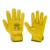 10 Paia - Guanti da Lavoro in Pelle Fiore Logica 115ETOP