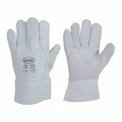 10 Paia - Guanti da Lavoro in Pelle Crosta Logica 21R