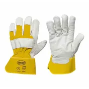 10 Paia - Guanti da Lavoro in Pelle Fiore Logica 88PAS/A