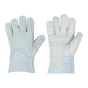 10 Paia - Guanti da Lavoro in Pelle Crosta Logica SIDER