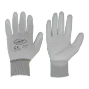 12 Paia - Guanti da lavoro Spalmati in Poliestere Logica FLEXY/B3