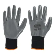 12 Paia - Guanti da lavoro Spalmati in Nitrile Logica TECNO125