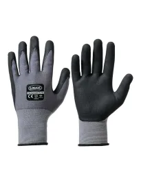 12 Paia - Guanti da lavoro Spalmati in Nitrile Logica TECNOFOAM