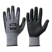 12 Paia - Guanti da lavoro Spalmati in Nitrile Logica TECNOFOAM