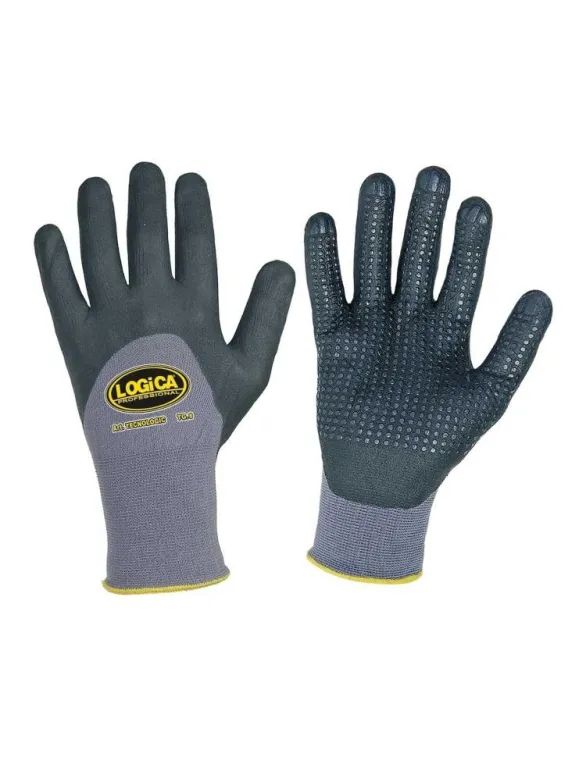 Haus-Held Guanti Nitrile Nitrylex - Nero - M - Confezione Da 100 (50 - Foto 9