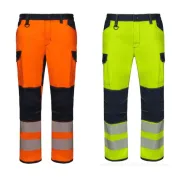 Pantaloni da Lavoro Alta Visibilità Multitasche Stretch Bicolore Velilla 303010S