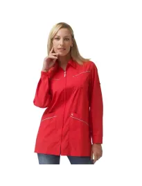Fuori tutto - Casacca da donna a maniche lunghe Sandy Horeca Siggi - 28CS0057/00-0001 taglia L colore rosso