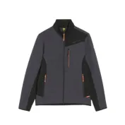 Felpa in Pile Da Lavoro Zip Intera Multitasche Stretch Diadora Utility Sweatshirt Shadow 702.182037