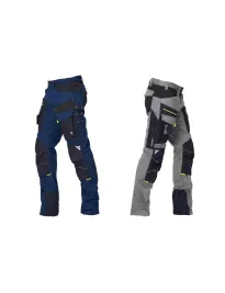 Fuori tutto - Pantaloni da Lavoro Multitasche Stretch Siggi Hammer II Light 74PA1550/00-1399 Taglia L colore grigio