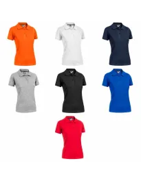 Fuori tutto - Polo da Lavoro da Donna 100% Cotone Sottozero Angy Jersey E0490 taglia L colore rosso