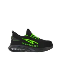 Scarpe Antinfortunistiche Basse Metalfree Technosafe Neon Dark Mode S1PL FO SR ESD TSS2046