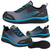 Scarpe Antinfortunistiche Basse Ultraleggere GShark Squash 2.0 S3 SRC Traspiranti Comode Antiscivolo