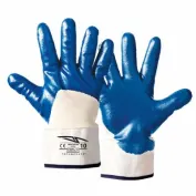 120 Pezzi - Guanti da Lavoro in Cotone Jersey Spalmati in Nitrile NBR Technosafe GHN1351BL