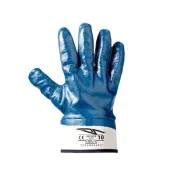 120 Pezzi - Guanti da Lavoro in Cotone Jersey Spalmati in Nitrile NBR Technosafe GHN1351BL