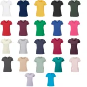 T-shirt da Lavoro da Donna 100% Cotone Fruit Of The Loom Iconic 195 T FR614240