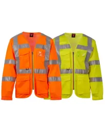 Gilet da lavoro Alta Visibilità Multitasche Manica Lunga Payper LONG EXO MESH AY 7626