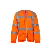 Gilet da lavoro Alta Visibilità Multitasche Manica Lunga Payper LONG EXO MESH AY 7626