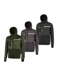 Fuori tutto - Felpa da Lavoro U-Power Galaxy FU275BC taglia XXL colore dark green