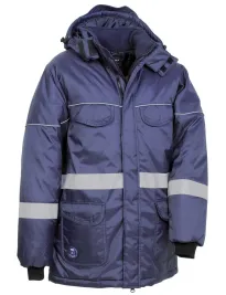 Fuori tutto - Giacca Antifreddo da Lavoro Multitasche Cofra Vahrn V162-0-02 taglia 2XL colore navy