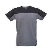 5 Pezzi - T-Shirt collo a V da Lavoro 100% Cotone Bicolore JRC Oviedo 997851