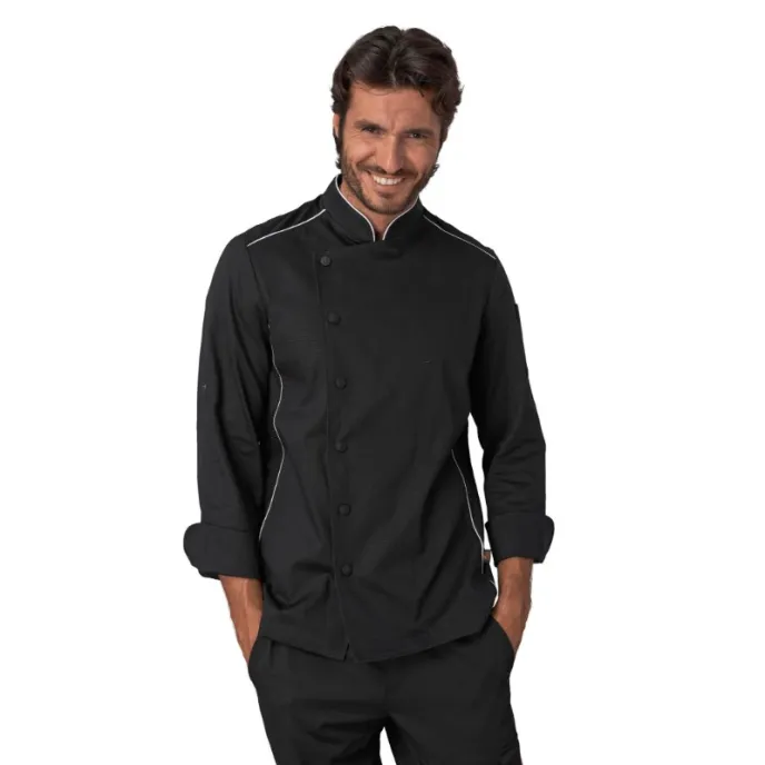 Fuori Tutto - Giacca Da Lavoro Manica Corta 100% Cotone Da Cuoco Giblor S Omar Q8g00673 Taglia L