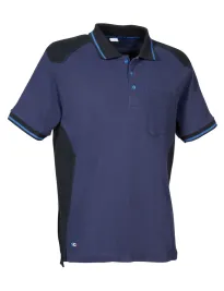 Fuori tutto - Polo Da Lavoro Cofra Tudela 100% Cotone V620-0-03 taglia 3xl colore navy nero royal