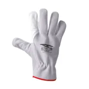 12 Pezzi - Guanti da Lavoro in Pelle Fiore Technosafe GFC1002WH 12 Pezzi - Guanti da Lavoro in Pelle Fiore Technosafe GFC1002WH