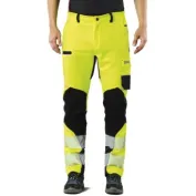 Pantaloni Da Lavoro Alta Visibilità Multitasche Stretch Issa Line Extreme Trousers 8830BHV
