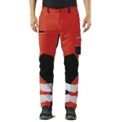 Pantaloni Da Lavoro Alta Visibilità Multitasche Stretch Issa Line Extreme Trousers 8830BHV