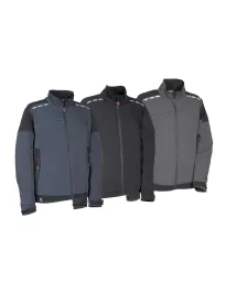 Fuori tutto - Giacca da Lavoro Multitasche Stretch Cofra Javre V590-0-02 taglia 52 colore antracite nero