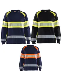 Felpa da Lavoro Blaklader alta visibilità 100% cotone donna 340911588933L
