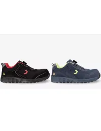 Scarpe Antinfortunistiche Con Chiusura BOA Safety Jogger Ecolobi Low S1PS SR ESD FO HRO Basse Metalfree Da Donna