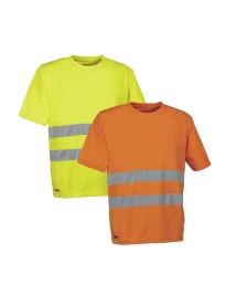 Fuori Tutto - T-Shirt da Lavoro Alta Visibilità Cofra Radar V115-0-00 Taglia L Colore Giallo