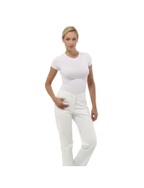 Fuori tutto - Pantaloni donna 100% cotone Sky Dr.Blue Siggi -  04PA0379/00-0014 taglia 40 colore bianco