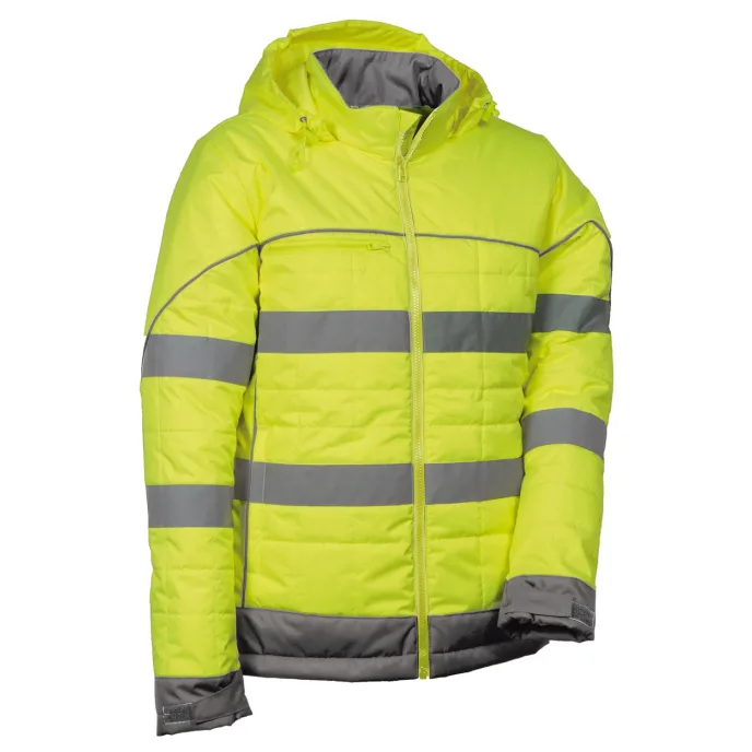 Fuori tutto - Piumino da Lavoro Alta Visibilità Cofra Recife V336-0-00 Taglia S Colore Giallo