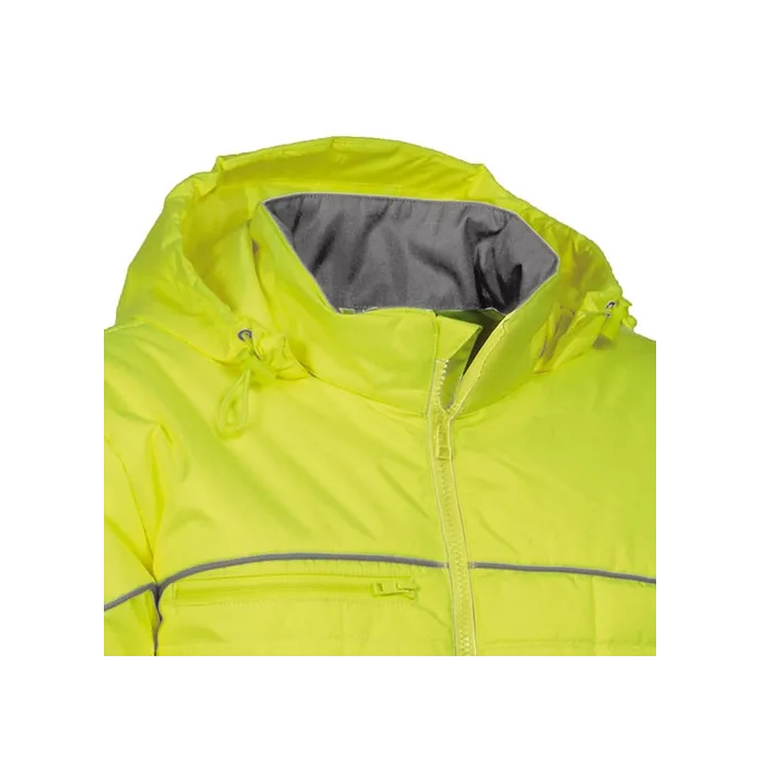 Fuori tutto - Piumino da Lavoro Alta Visibilità Cofra Recife V336-0-00 Taglia S Colore Giallo