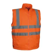 Fuori tutto - Parka da Lavoro Alta Visibilità Cofra Telsen V419-0-02 taglia 3XL Colore Arancione Navy