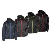 Fuori Tutto - Giacca con Capuccio da Lavoro Softshell Cofra Jacuzia V387-0-02 antracite/nero/arancione taglia m
