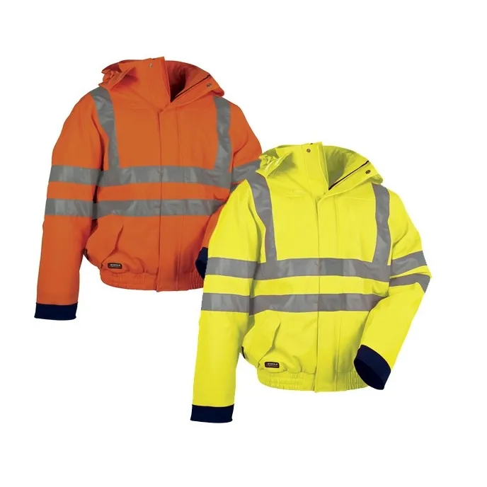 Fuori tutto - Giubbotto da Lavoro Alta Visibilità Cofra Fluo V075-0-02 Taglia 60 Colore Giallo Marine