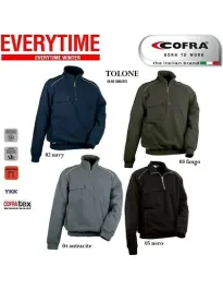 Fuori tutto - Felpa in Pile da Lavoro Cofra Tolone V132-0-02 Taglia 4XL Colore Fango