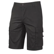 Fuori tutto - Bermuda da Lavoro Multitasche Elasticizzato U-Power Summer EY132BC taglia XL Black carbon