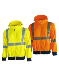 Fuori tutto - Felpa da Lavoro Alta Visibilità U-Power Melody HL180YF colore orange fluo taglia 3XL