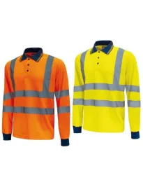Fuori tutto - 3 Pezzi - Polo da Lavoro Alta Visibilità U-Power Shine HL199YF Taglia 3XL Colore Yellow Fluo