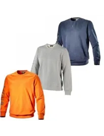 Fuori Tutto - Felpa a girocollo Diadora Sweatshirt Falcon II 702.171661 grigio taglia XL