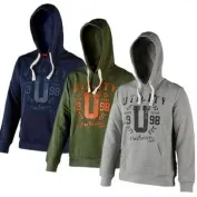 Fuori Tutto - Felpa con cappuccio Diadora Sweatshirt Hood Grafic 702.171665 verde militare taglia L