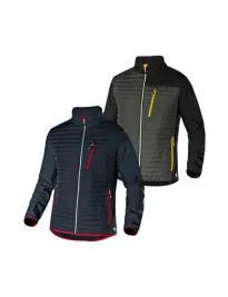 Fuori tutto - Giacca da lavoro Diadora Hybrid Sweat-Jacket Color Block 702.179458 nero/giallo taglia L