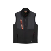 Fuori tutto - Gilet da Lavoro Stretch Softshell Diadora Vest Hybrid 702.180066 taglia S nero