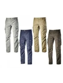 Fuori tutto - Pantaloni da lavoro Diadora Multitasche Win II 702.160305 Taglia S Colore Grigio